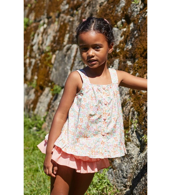 BLUSA BOTONES+BRAGUITA LIRIO 9067 LA MARTINICA