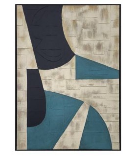 CUADRO LIENZO PINTADO A MANO 83*123CM CU-220287