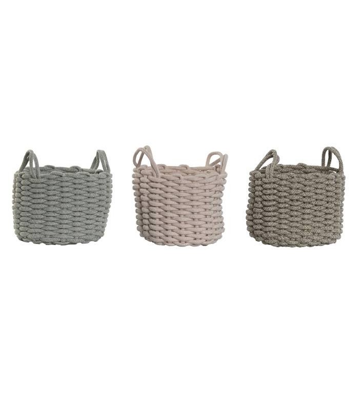 CESTA CUERDA 25*25*20CM DC-215061