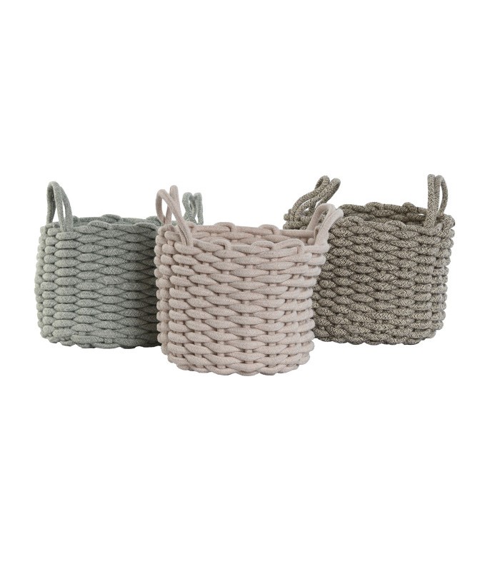 CESTA CUERDA 25*25*20CM DC-215061