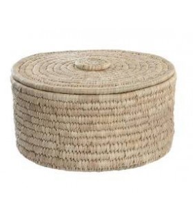 CESTA FIBRA NATURAL Ø35*19CM DC-218916