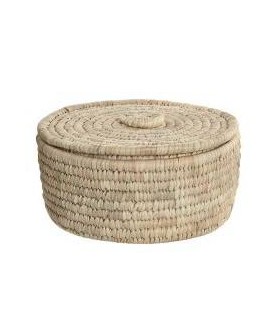 CESTA FIBRA NATURAL Ø29*15CM DC-218916