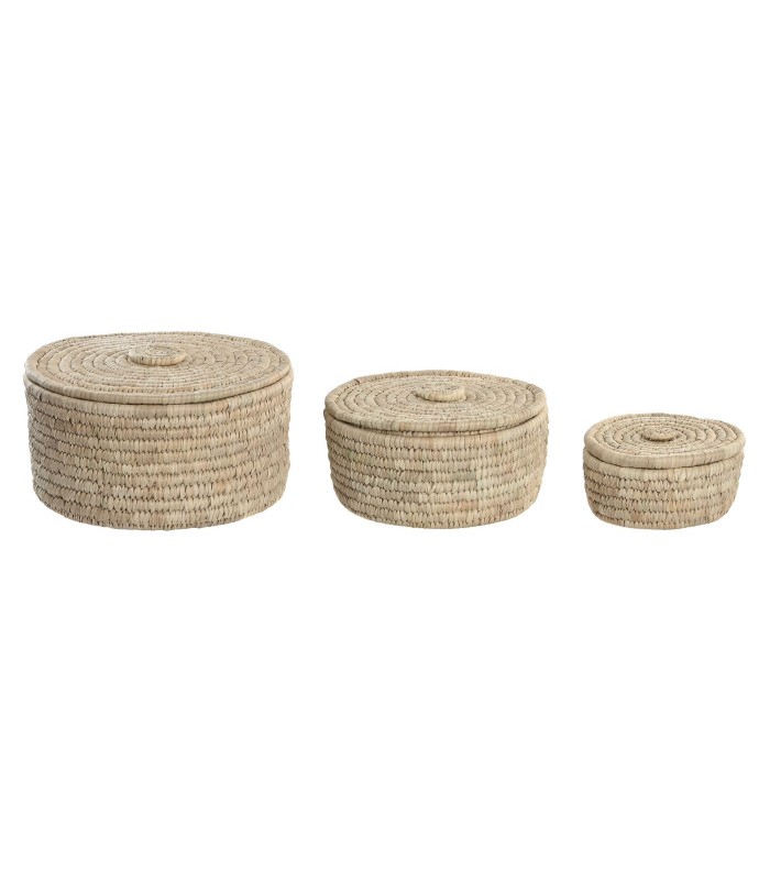 CESTA FIBRA NATURAL Ø35*19CM DC-218916