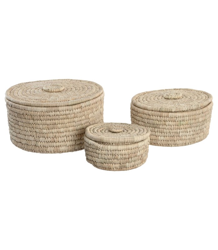 CESTA FIBRA NATURAL Ø29*15CM DC-218916