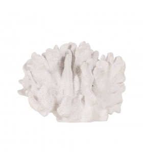 CORAL BLANCO RESINA 22.5*13*16CM 614010