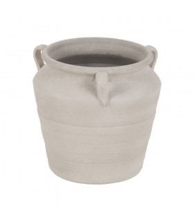 JARRON BLANCO CERAMICA 35*35*34CM 614322