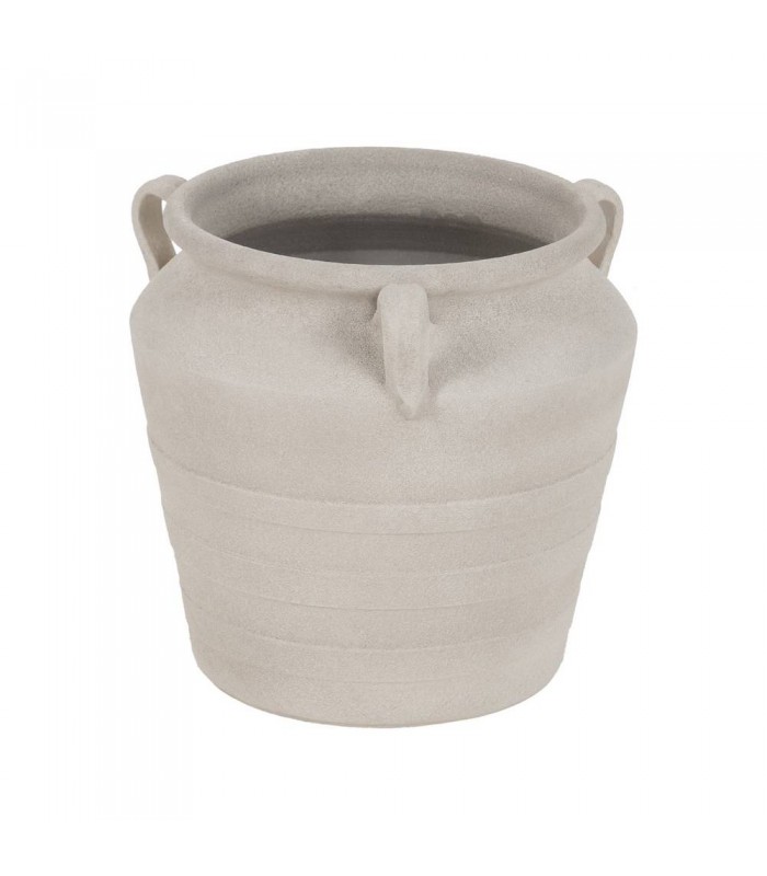 JARRON BLANCO CERAMICA 35*35*34CM 614322