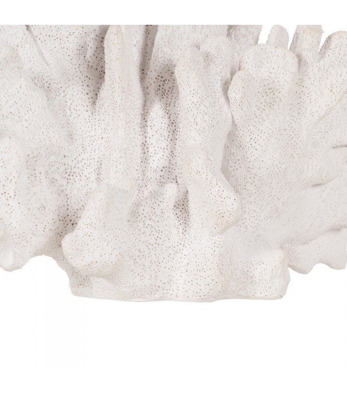 CORAL BLANCO RESINA 22.5*13*16CM 614010
