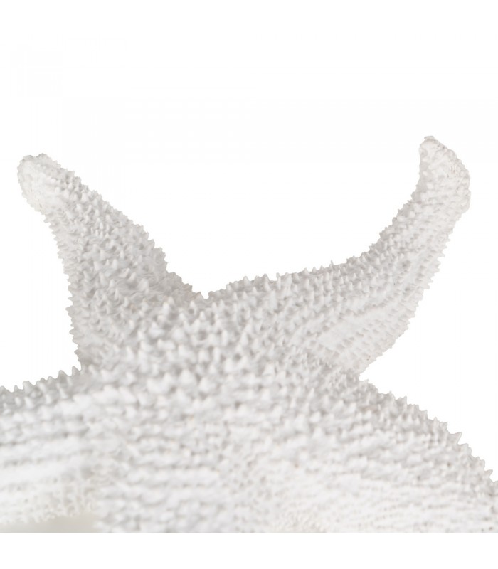 ESTRELLA BLANCA RESINA 24*24*5CM 614012
