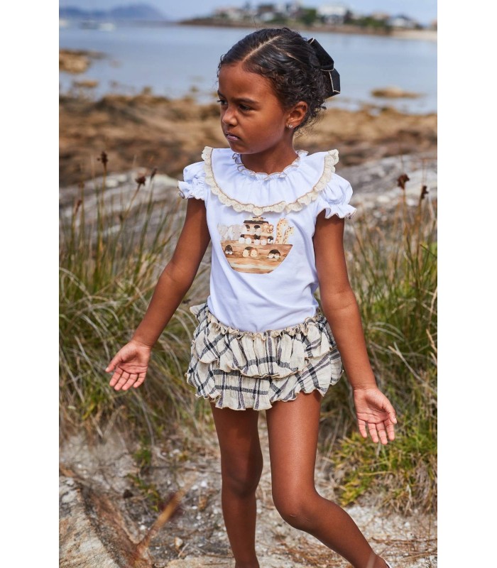 CAMISETA+BRAGA VOLANTES MYKONOS 9513 LA MARTINICA