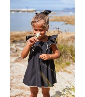 CAFTAN NEGRO LUREX MYKONOS 9515 LA MARTINICA