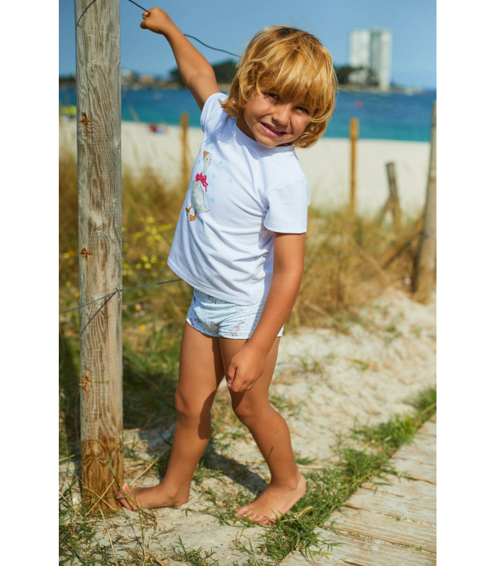 CAMISETA+BOXER LICRA EL PATITO FEO 9575/8 LA MARTINICA