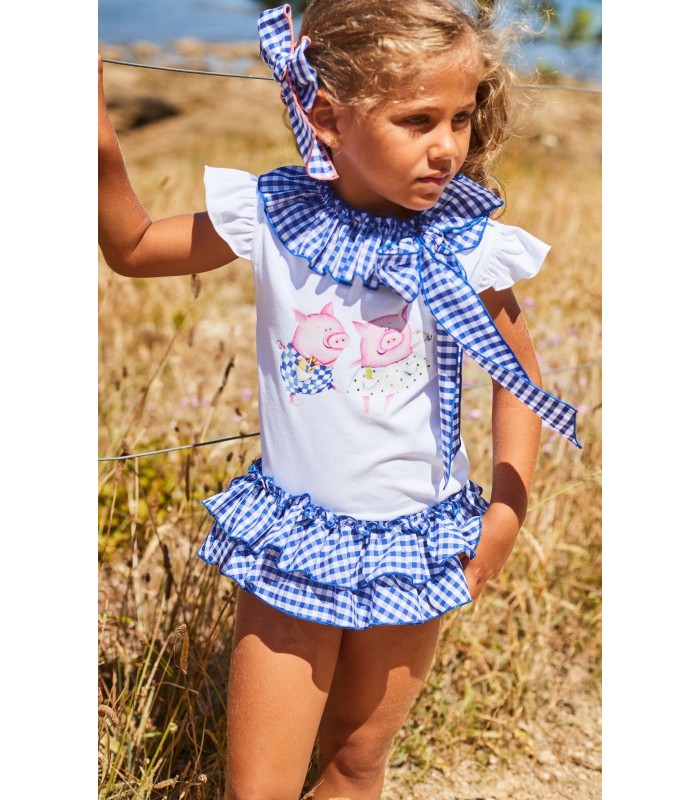 CAMISETA+BRAGUITA PIGS 9606 LA MARTINICA