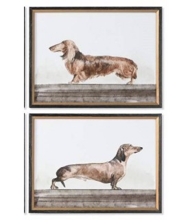 SET/2 CUADROS PERROS SALCHICHA 60*45CM CU-218488