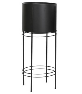 MACETERO/PEDESTAL NEGRO Ø30*70H CM MC-205973