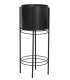 MACETERO/PEDESTAL NEGRO Ø23*60H CM MC-205973