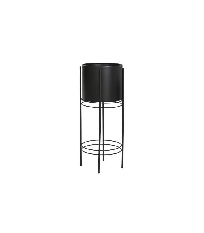 MACETERO/PEDESTAL NEGRO Ø23*60H CM MC-205973