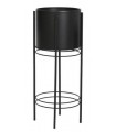 MACETERO/PEDESTAL NEGRO Ø23*60H CM MC-205973