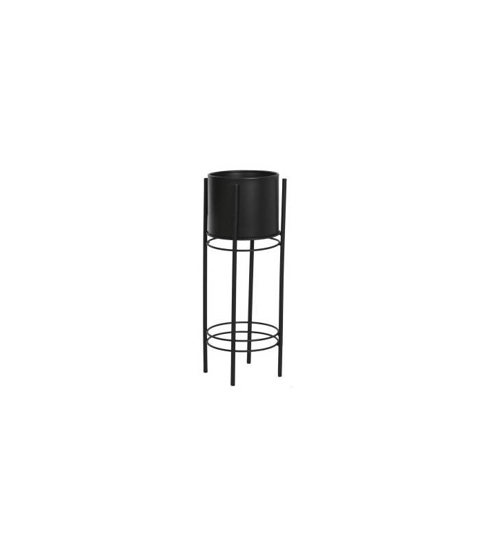 MACETERO/PEDESTAL NEGRO Ø17*50H CM MC-205973
