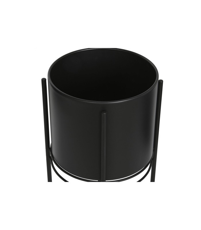 MACETERO/PEDESTAL NEGRO Ø17*50H CM MC-205973