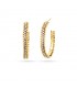 PENDIENTES ACERO Y CIRCONITAS Sparkling Hoops CPE991