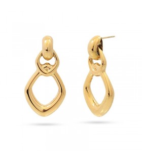 PENDIENTES ACERO WAVES HOOKED DPE098