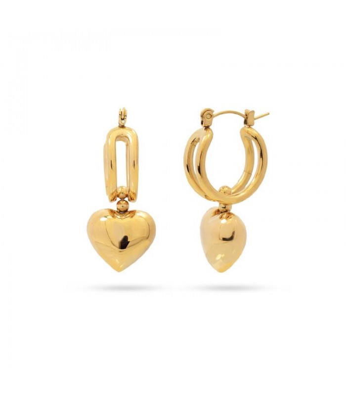 PENDIENTES ACERO BELOVED DPE099