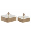 JOYERO METAL/TAPA ACRILICA 16*16*11CM LD-220114