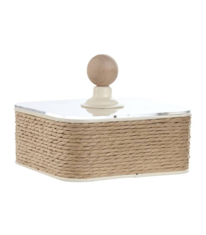 JOYERO METAL/TAPA ACRILICA 13*13*10CM LD-220114