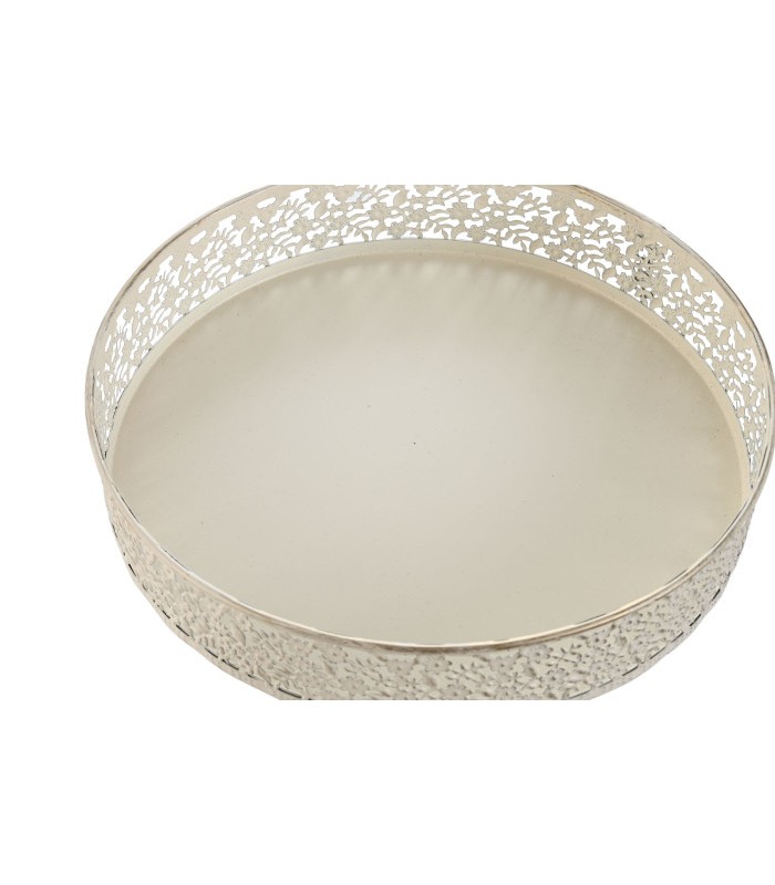 BANDEJA METAL DESGASTADO Ø30*6H CM LD-220116