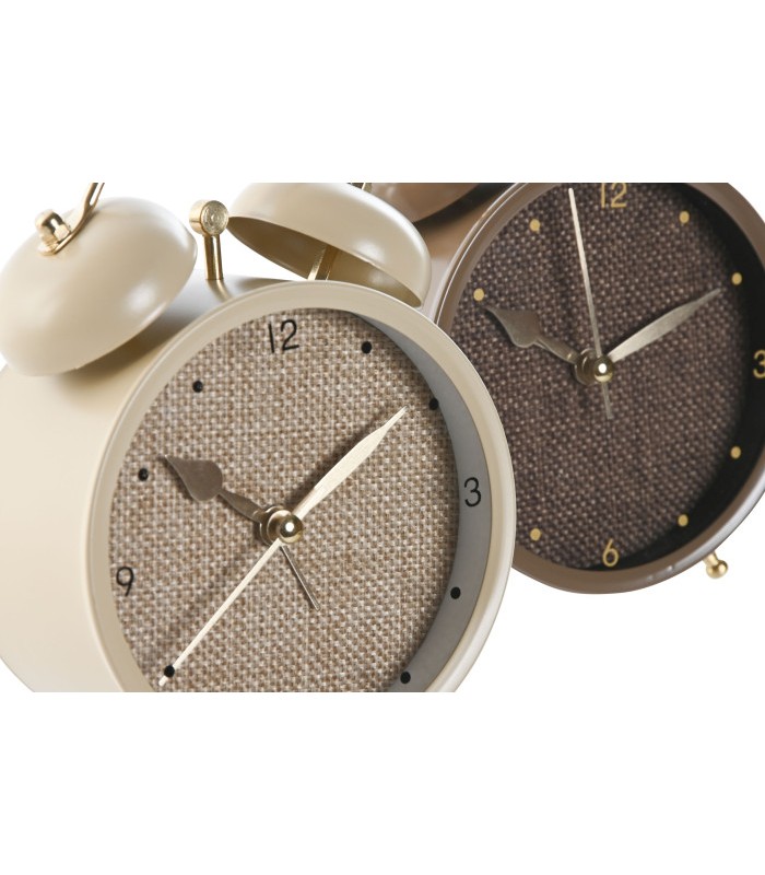 RELOJ DESPERTADOR METAL 10*5.4*13.5CM RE-218817