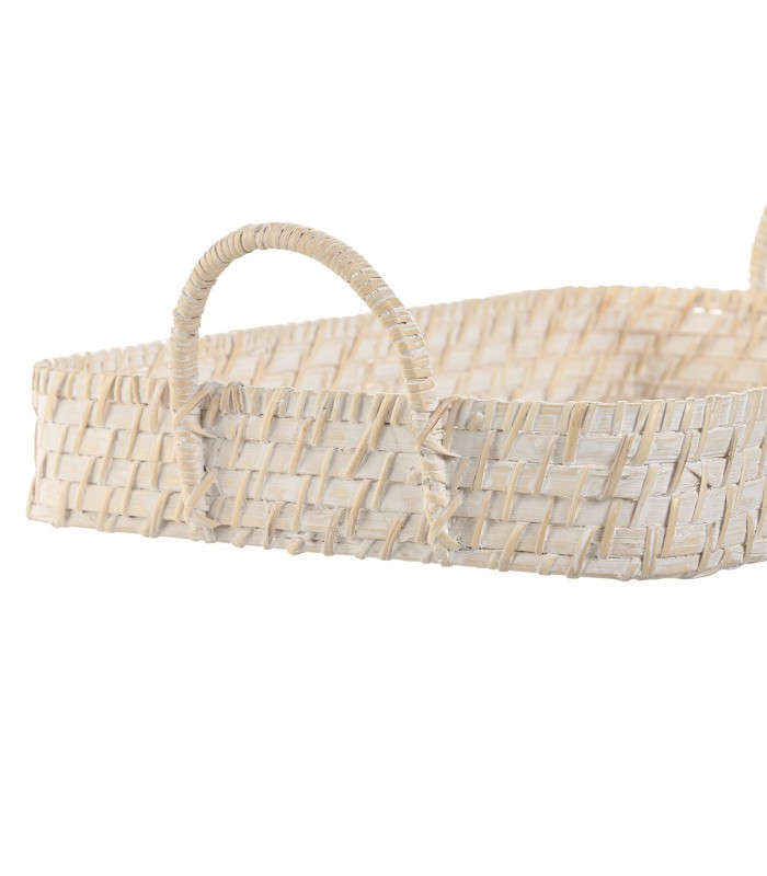 BANDEJA BAMBU/RATAN 45*35*13CM PC-219143