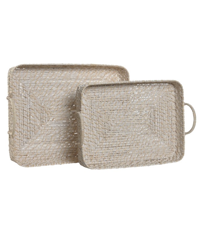 BANDEJA BAMBU/RATAN 40*30*6CM PC-219143