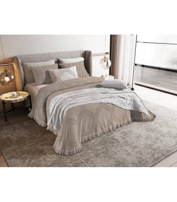 COLCHA SHARA 250*270+ 2 COJINES 50*70