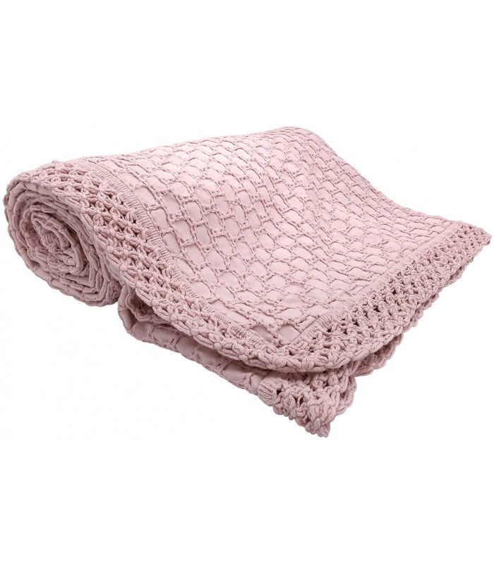 PLAID SALONICA 130*180CM ROSA