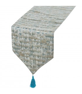 CAMINO DE MESA CELESTE 30*180CM 50713