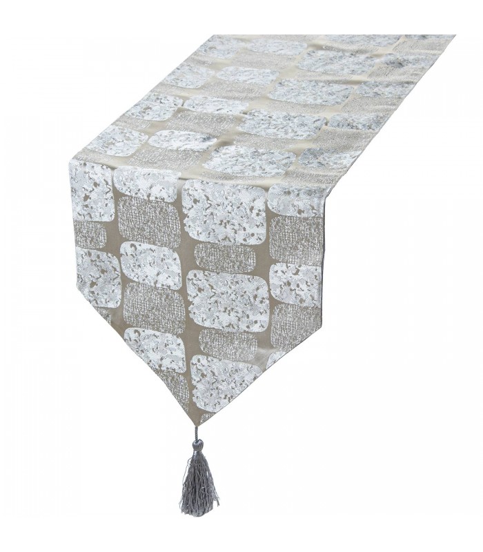 CAMINO DE MESA GRIS 30*180CM 50725