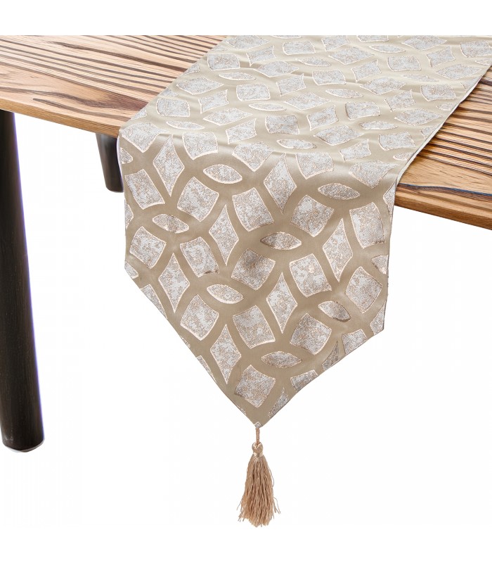 CAMINO DE MESA CREMA 30*180CM 50716