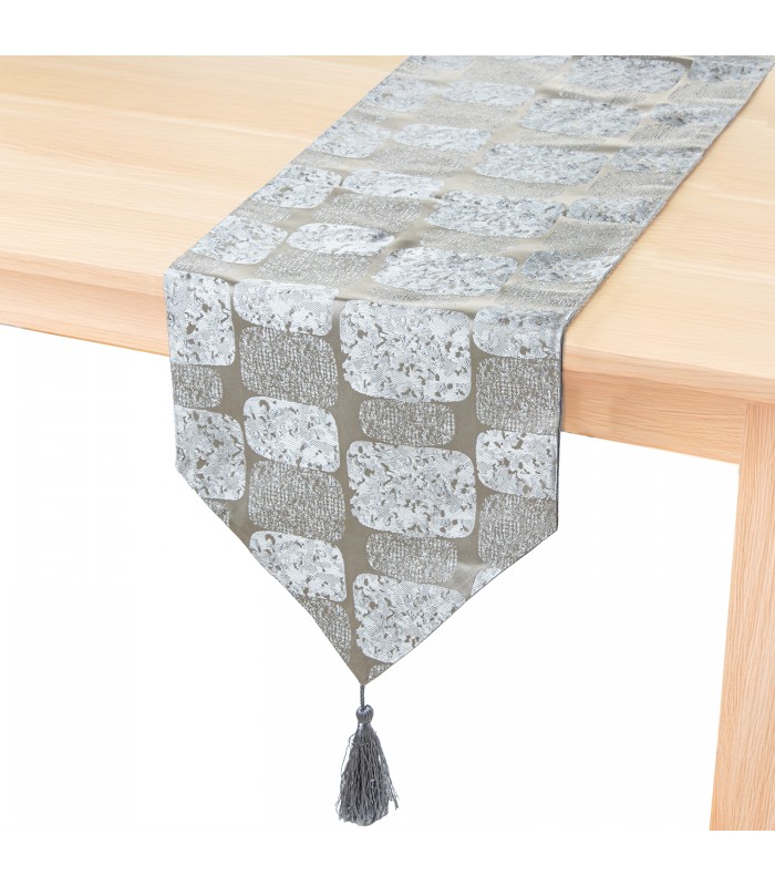 CAMINO DE MESA GRIS 30*180CM 50725