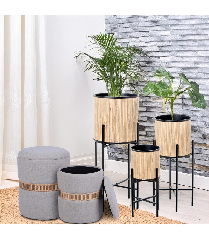 MACETERO C/PIE Ø30*75h Cm 53220