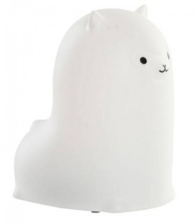 QUITAMIEDOS LUMINOSO SILICONA 7*9*11CM LLAMA DH-220217