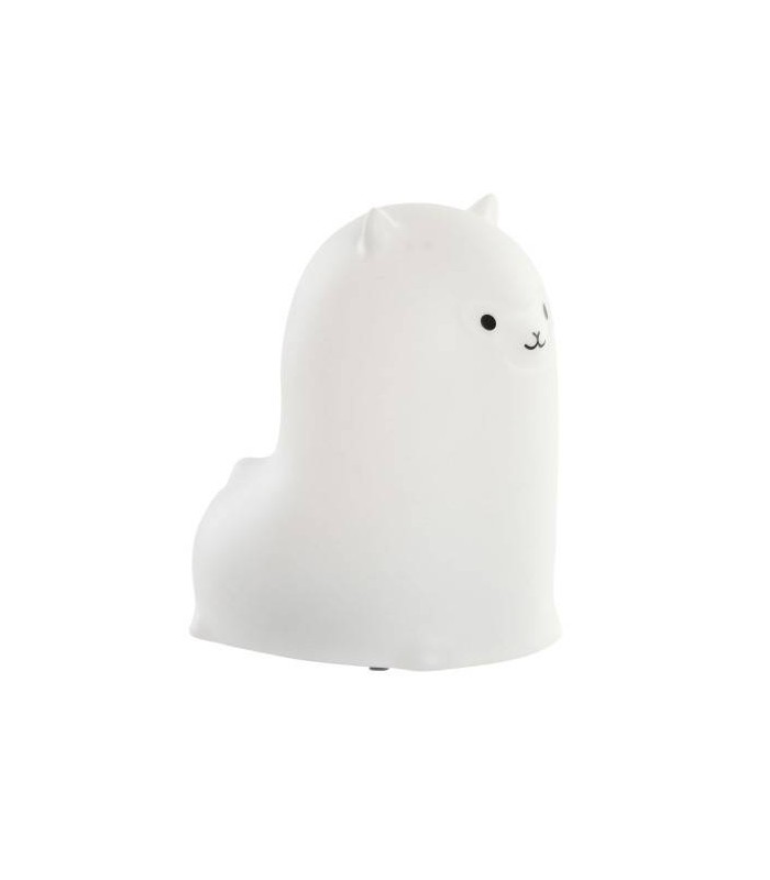 QUITAMIEDOS LUMINOSO SILICONA 7*9*11CM LLAMA DH-220217