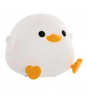 QUITAMIEDOS LUMINOSO SILICONA 12*10*9CM POLLITO DH-220218