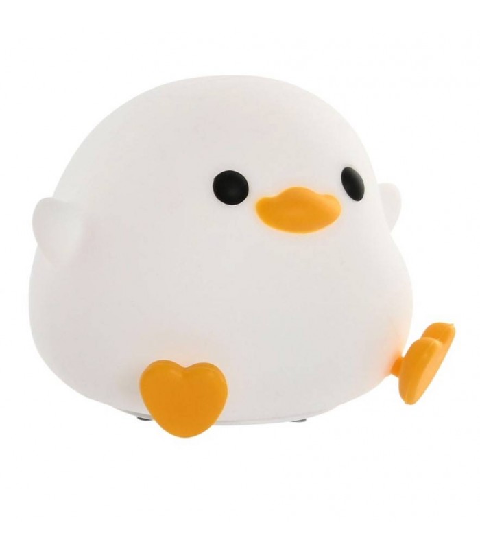 QUITAMIEDOS LUMINOSO SILICONA 12*10*9CM POLLITO DH-220218