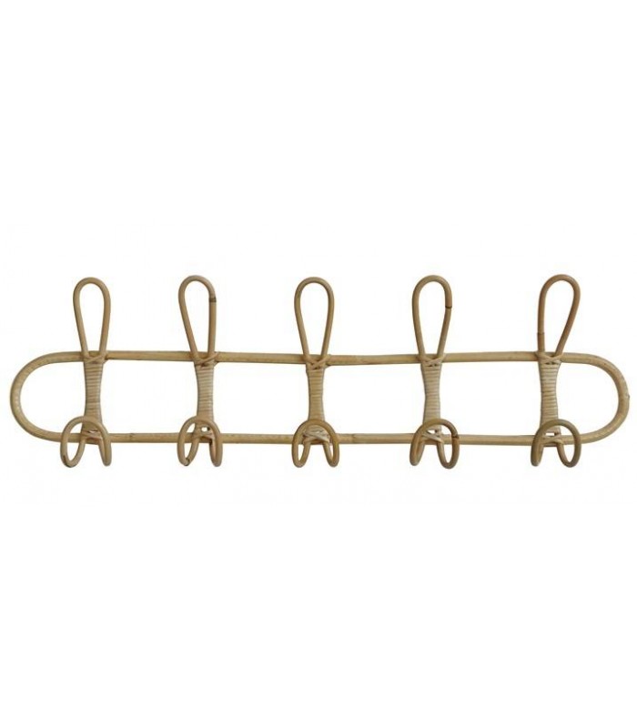 PERCHERO PARED RATAN 65*5.5*20CM PP-220388