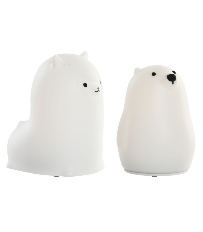 QUITAMIEDOS LUMINOSO SILICONA 7*9*11CM OSO DH-220217