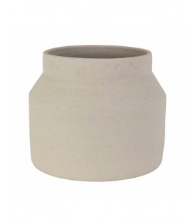 MACETERO KHAKI CERAMICA 30*26CM 222-2402