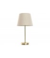 LAMPARA SOBREMESA METAL LINO 28X28X49 DORADO LA-219048