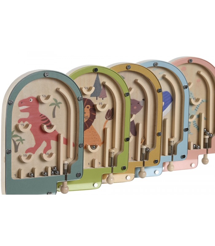 JUEGO MADERA PINBALL 9*14CM JE-213335