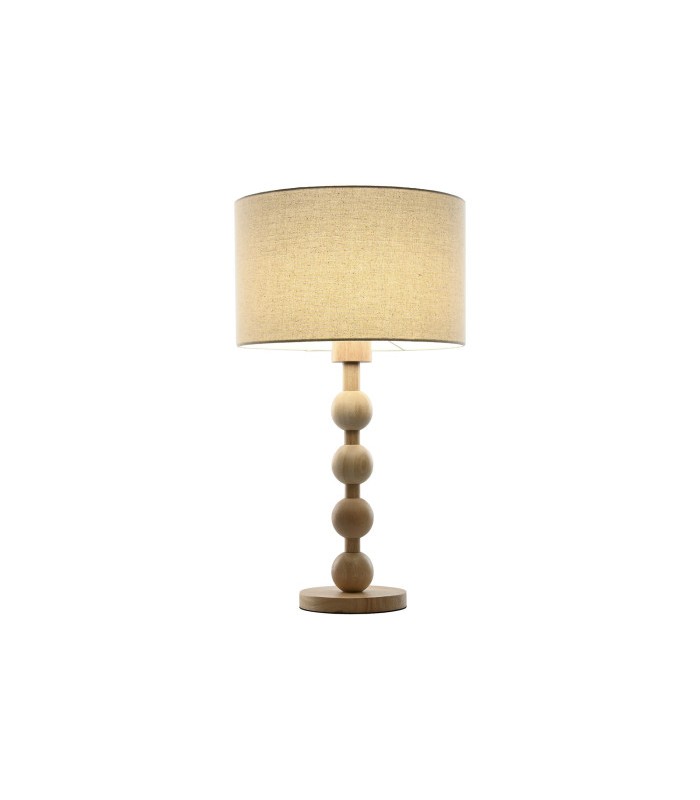 LAMPARA SOBREMESA HEVEA RUBBERWOOD 32X32X56 LA-219046